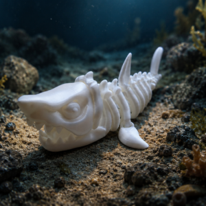 Megalodon Huesitos- figura articulada