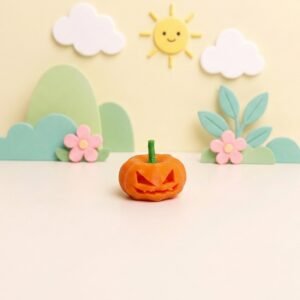 Calabaza de Halloween mini impresa en 3D